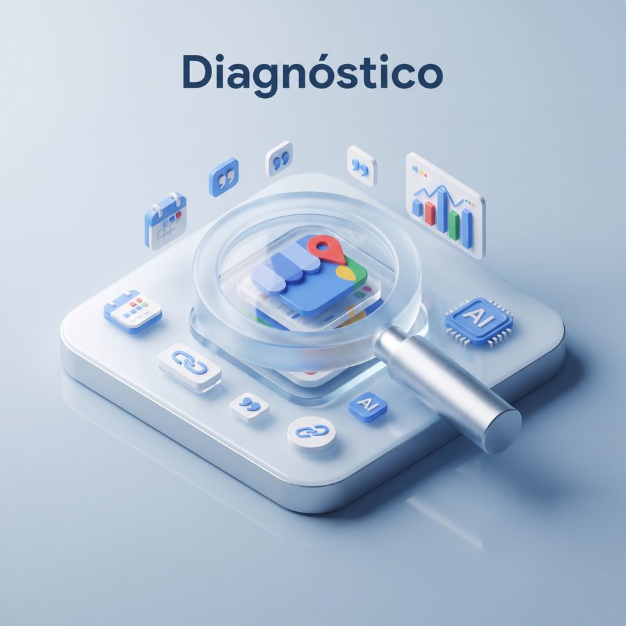 Diagnóstico SEO Local — análise completa do Google Business Profile com ferramentas de precisão