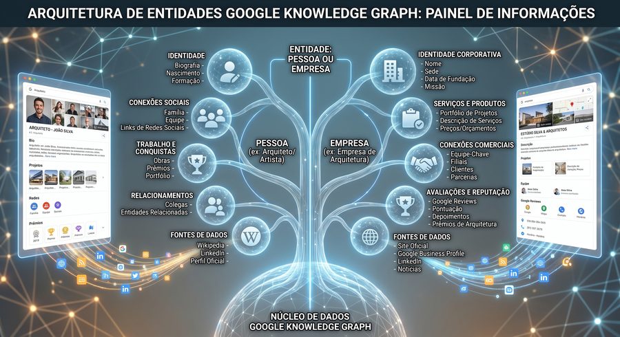 Arquitetura de Entidades — Knowledge Graph